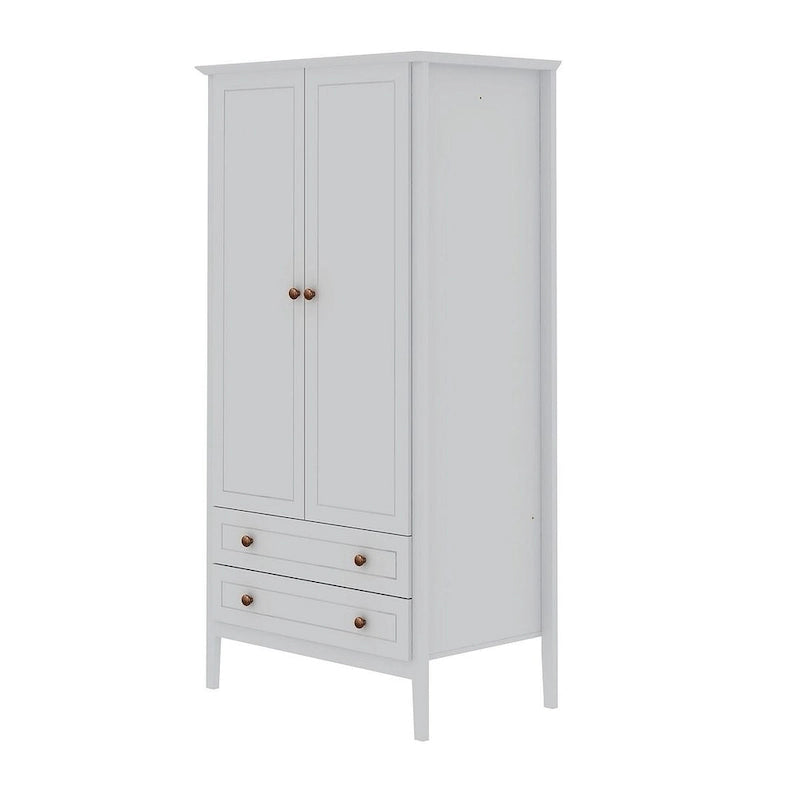 Armadio Manhattan Comfort Crown Full con appendiabiti e 2 cassetti