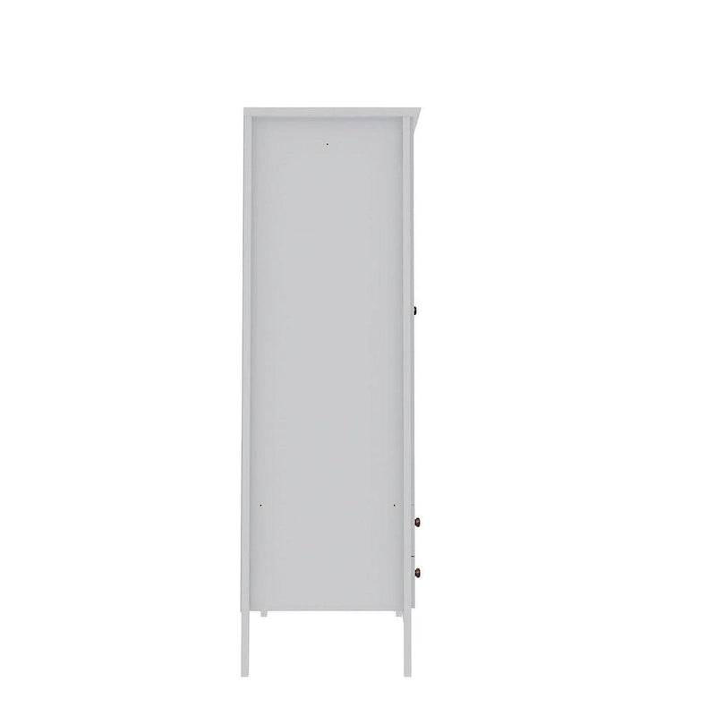 Armadio Manhattan Comfort Crown Full con appendiabiti e 2 cassetti