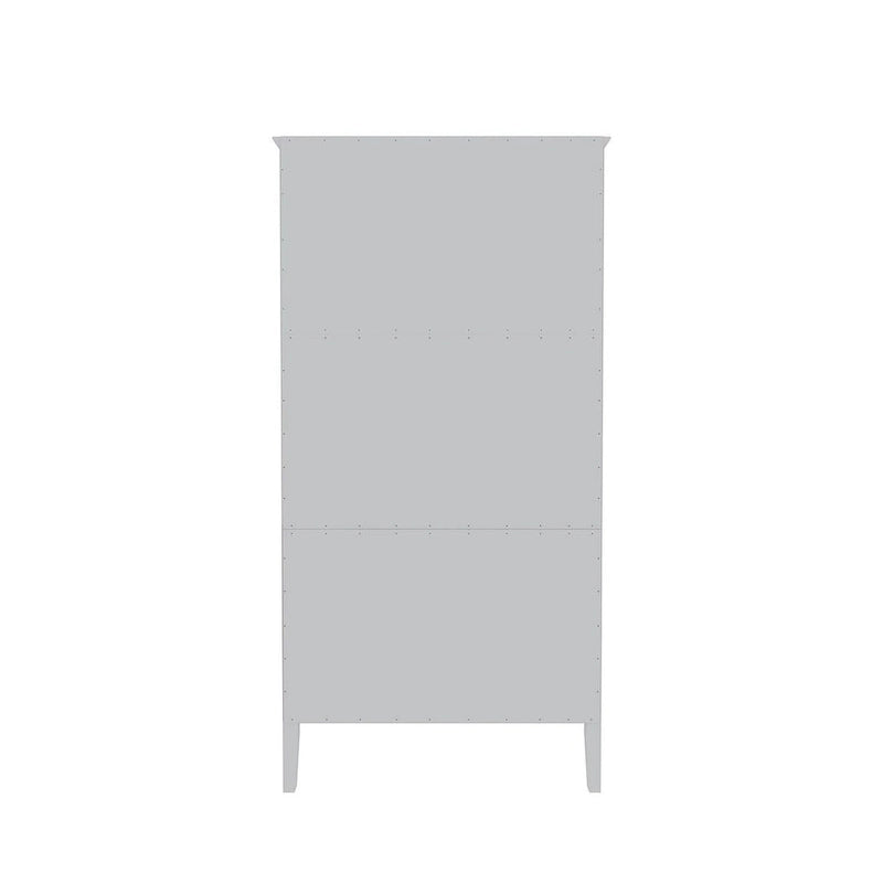 Armadio Manhattan Comfort Crown Full con appendiabiti e 2 cassetti