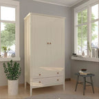 Armadio Manhattan Comfort Crown Full con appendiabiti e 2 cassetti