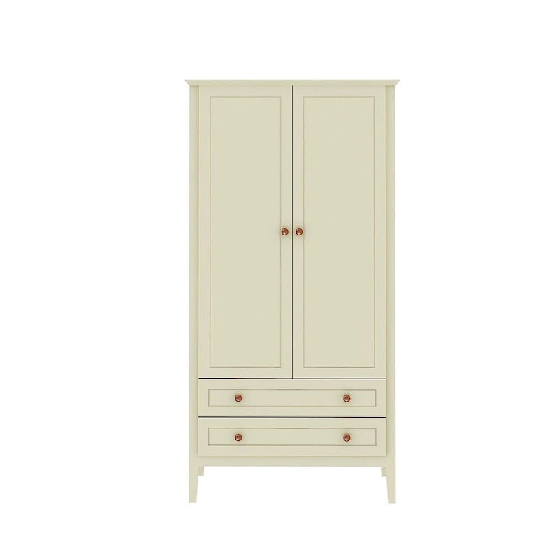 Armadio Manhattan Comfort Crown Full con appendiabiti e 2 cassetti