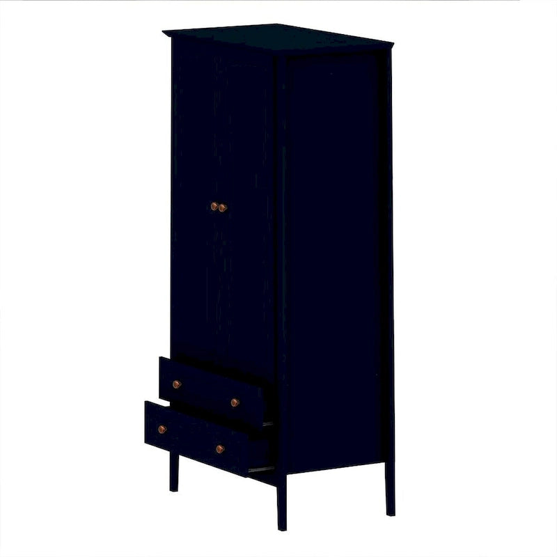 Armadio Manhattan Comfort Crown Full con appendiabiti e 2 cassetti
