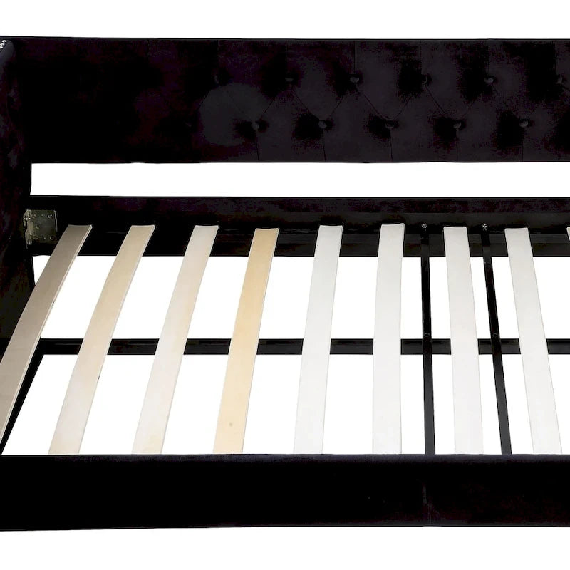 Gracewood Hollow Mokatsi Glam Divano Letto a 2 Pezzi con Letto Estraibile Trapuntato