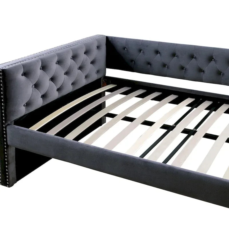 Gracewood Hollow Mokatsi Glam Divano Letto a 2 Pezzi con Letto Estraibile Trapuntato