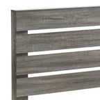 Letto a piattaforma Lucia in legno rustico grigio di Furniture of America