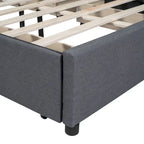 Letto a piattaforma imbottito Queen Size