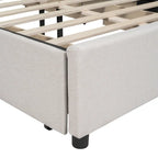 Letto a piattaforma imbottito Queen Size