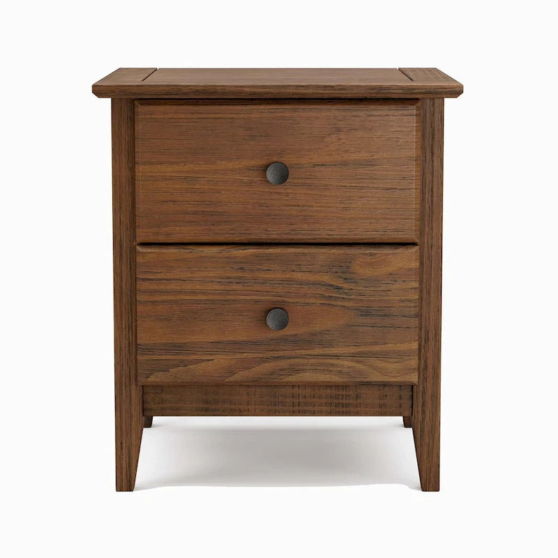 Comodino a 2 cassetti Greenport di Grain Wood Furniture