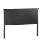 Testata del letto a pannelli nera in stile transizionale Mercer Mission di iNSPIRE Q Classic