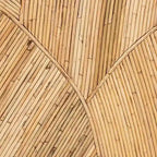 Testiera indipendente Seana in rattan bohémien