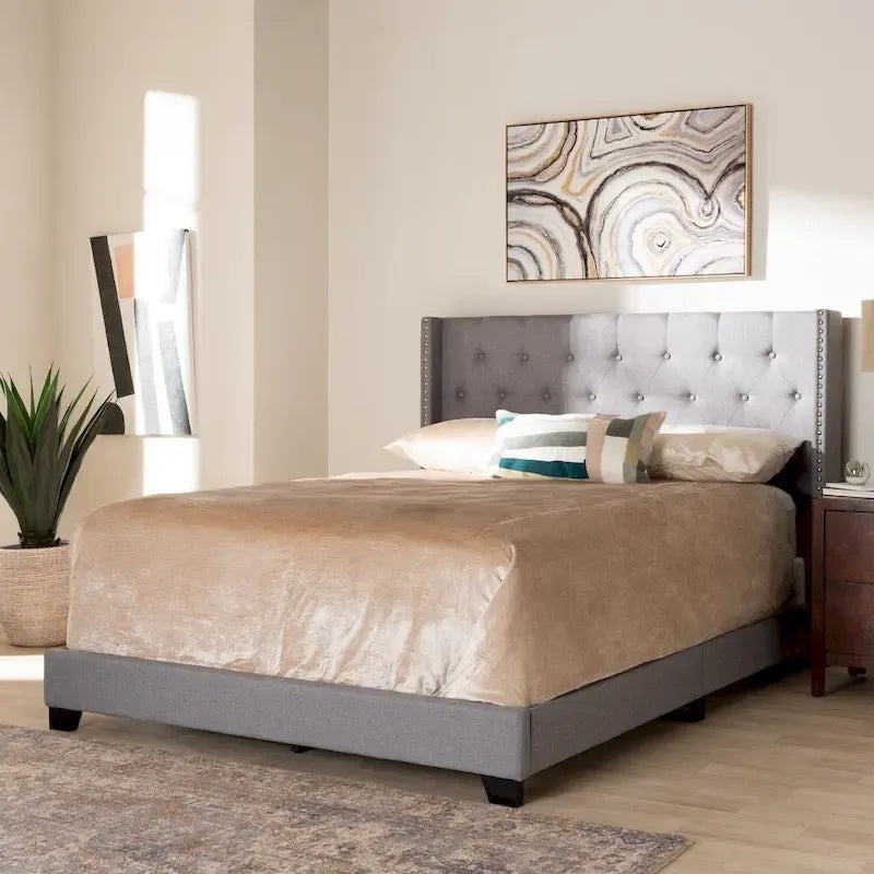 Letto contemporaneo di Baxton Studio