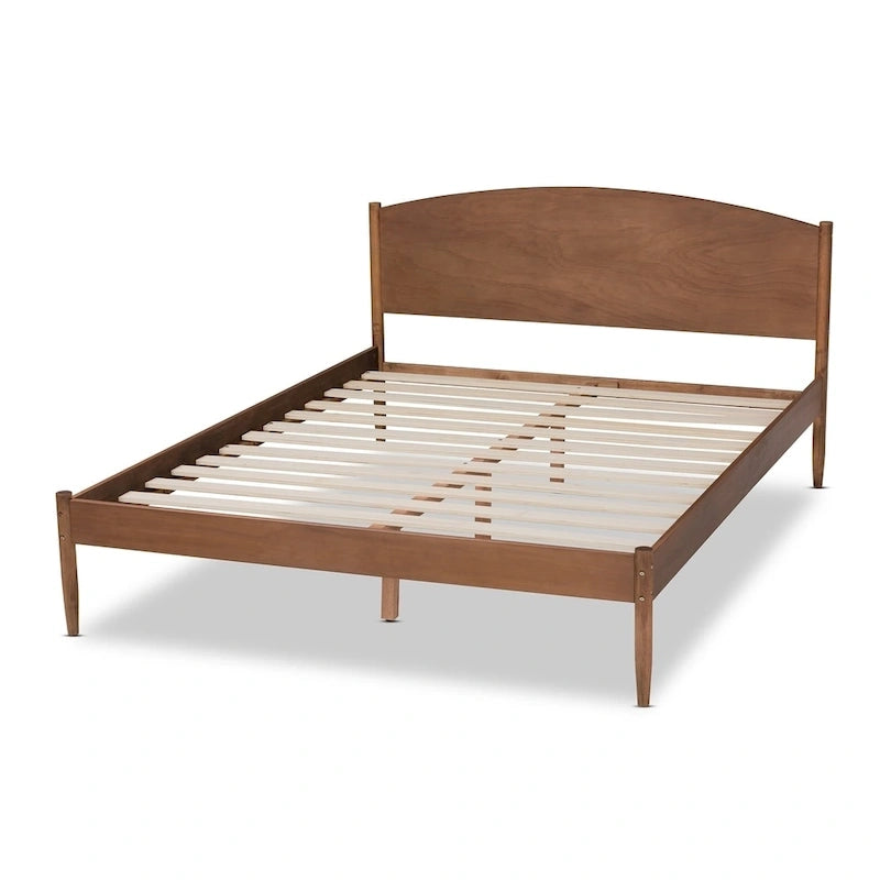 Carson Carrington Taftarod Letto con piattaforma in legno, stile moderno di metà secolo
