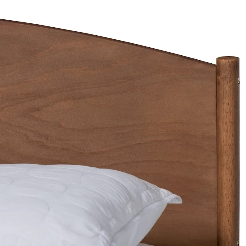 Carson Carrington Taftarod Letto con piattaforma in legno, stile moderno di metà secolo