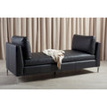 Panca in pelle Shirl di SAFAVIEH Couture - 81 cm L x 81 cm P x 34 cm A - 81x32x34 cm