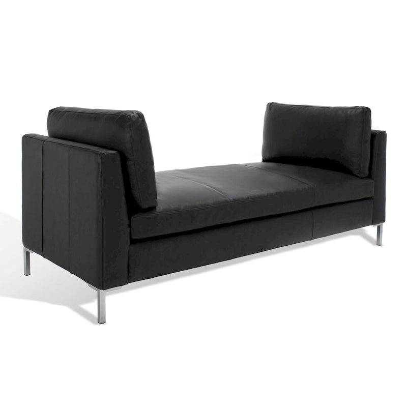 Panca in pelle Shirl di SAFAVIEH Couture - 81 cm L x 81 cm P x 34 cm A - 81x32x34 cm