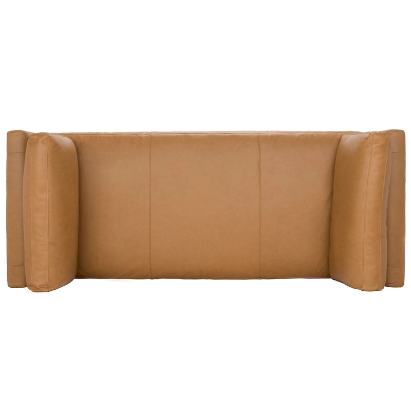 Panca in pelle Shirl di SAFAVIEH Couture - 81 cm L x 81 cm P x 34 cm A - 81x32x34 cm
