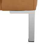 Panca in pelle Shirl di SAFAVIEH Couture - 81 cm L x 81 cm P x 34 cm A - 81x32x34 cm