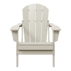 Polytrends Laguna Sedia Adirondack Pieghevole da Esterno per Patio Resistente allo Sbiadimento e alle Intemperie
