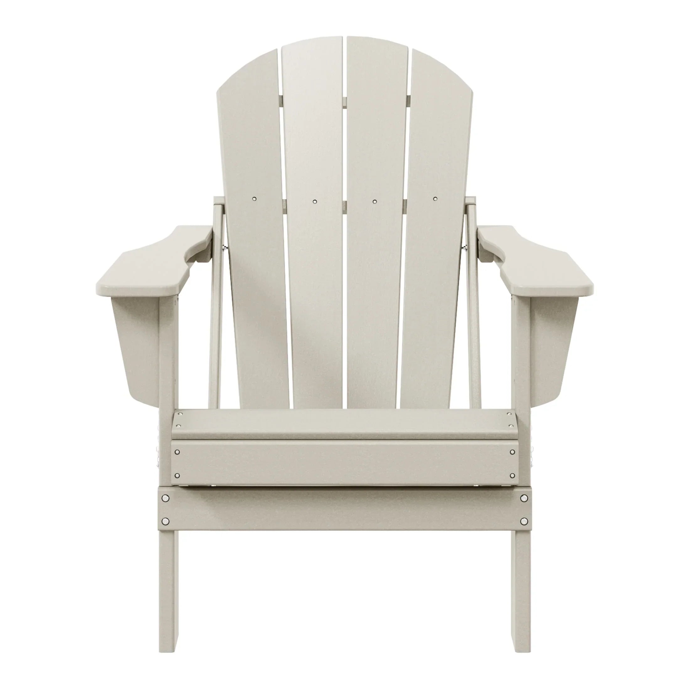 Polytrends Laguna Sedia Adirondack Pieghevole da Esterno per Patio Resistente allo Sbiadimento e alle Intemperie