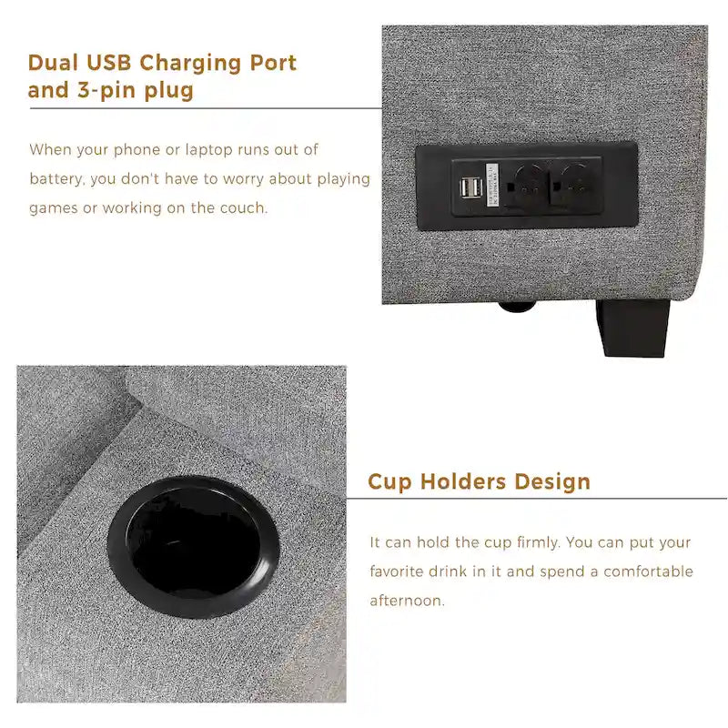 Divano letto 87.4, divano letto a scomparsa 2 in 1 a forma di L con pouf contenitore per soggiorno, camera da letto e piccoli appartamenti