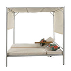 Lettino da Esterno/Divano Letto con Cuscini U_STYLE, Sedute Regolabili