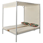 Lettino da Esterno/Divano Letto con Cuscini U_STYLE, Sedute Regolabili