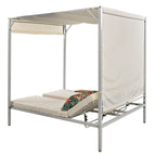 Lettino da Esterno/Divano Letto con Cuscini U_STYLE, Sedute Regolabili