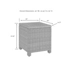 Set di 3 sedie da esterno in vimini Crosley Bradenton - Marrone anticato