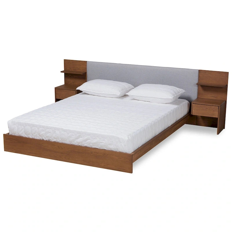 Letto contenitore Sami Modern and Contemporary con comodini integrati