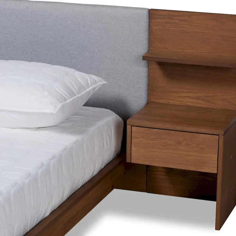 Letto contenitore Sami Modern and Contemporary con comodini integrati