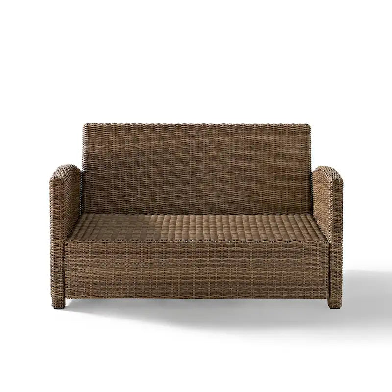 Crosley Bradenton Divanetto da esterno in vimini - 55 L x 31,75 P x 32,5 A