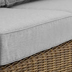 Crosley Bradenton Divanetto da esterno in vimini - 55 L x 31,75 P x 32,5 A
