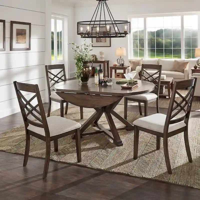 Set da pranzo convertibile Garrison Espresso di iNSPIRE Q Modern
