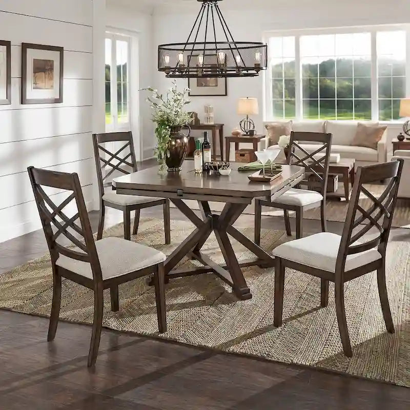 Set da pranzo convertibile Garrison Espresso di iNSPIRE Q Modern