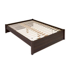 Letto con piattaforma a 4 colonne Prepac Queen Select con cassetti opzionali