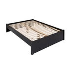 Letto con piattaforma a 4 colonne Prepac Queen Select con cassetti opzionali