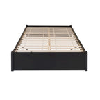 Letto con piattaforma a 4 colonne Prepac Queen Select con cassetti opzionali