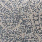 Pouf Ottomano con Motivo Paisley Intrecciato a Mano Porch & Den Satsuma