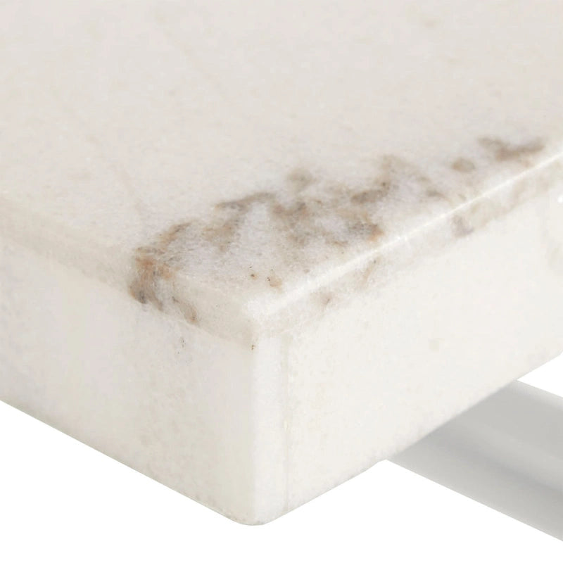 Tavolino da Caffè con Struttura Cromata e Top in Marmo Azel o Set di Tavoli di iNSPIRE Q Modern