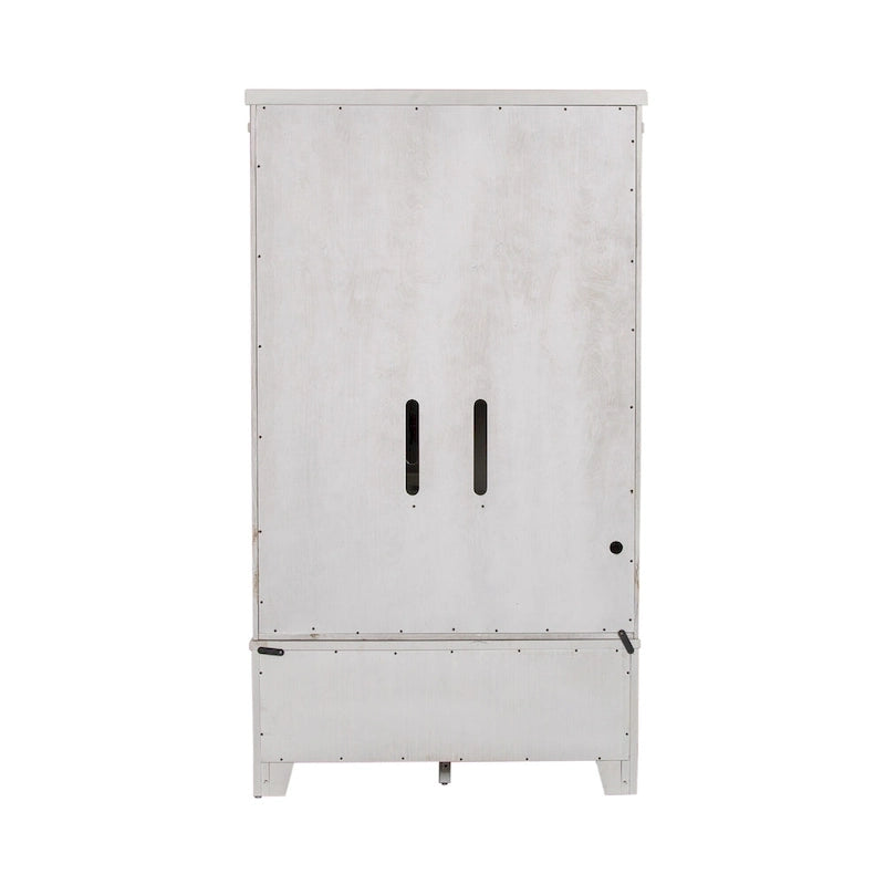 Armadio Shabby Chic Bianco da Mercatino delle Pulci in Stile Rustico Moderno