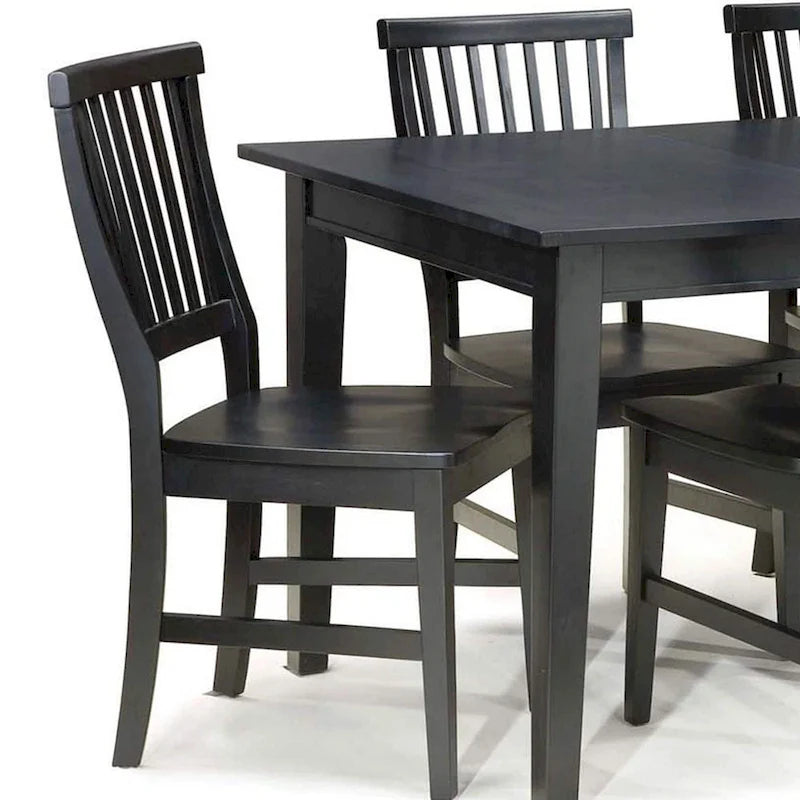 Set da pranzo rettangolare da 7 pezzi Arts & Crafts con prolunga di Homestyles