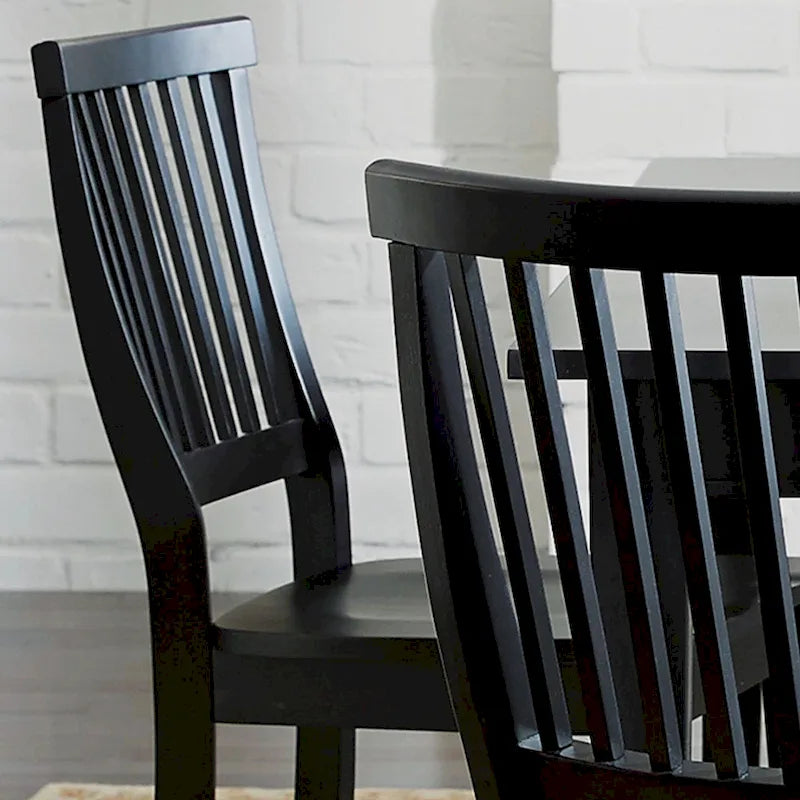 Set da pranzo rettangolare da 7 pezzi Arts & Crafts con prolunga di Homestyles