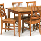 Set da pranzo rettangolare da 7 pezzi Arts & Crafts con prolunga di Homestyles