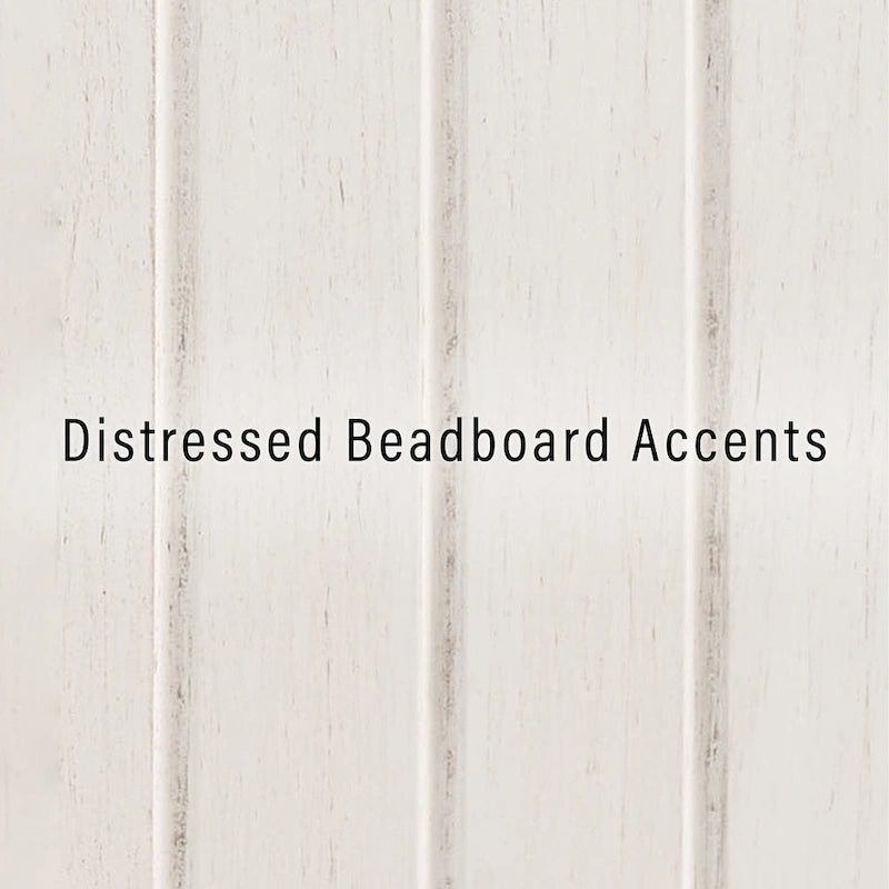 Crosley Seaside Appendiabiti da Ingresso Bianco Effetto Invecchiato