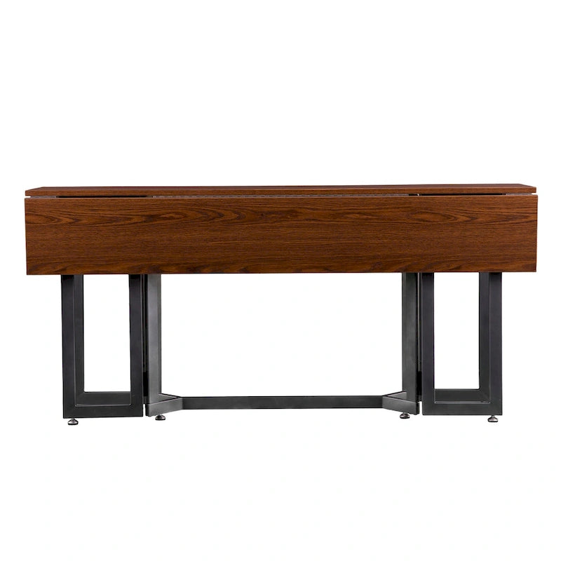 Tavolo da pranzo console a ribalta SEI Furniture Driness - Nero