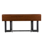 Tavolo da pranzo console a ribalta SEI Furniture Driness - Nero