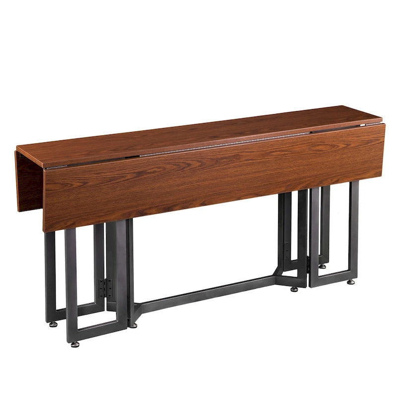 Tavolo da pranzo console a ribalta SEI Furniture Driness - Nero