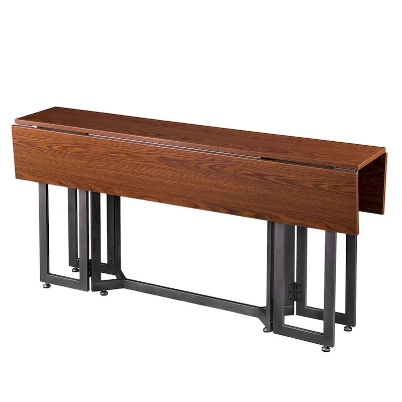 Tavolo da pranzo console a ribalta SEI Furniture Driness - Nero