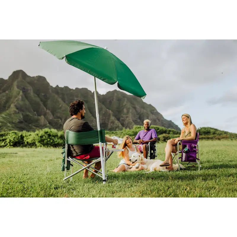 Sedia sportiva portatile Picnic Time verde cacciatore