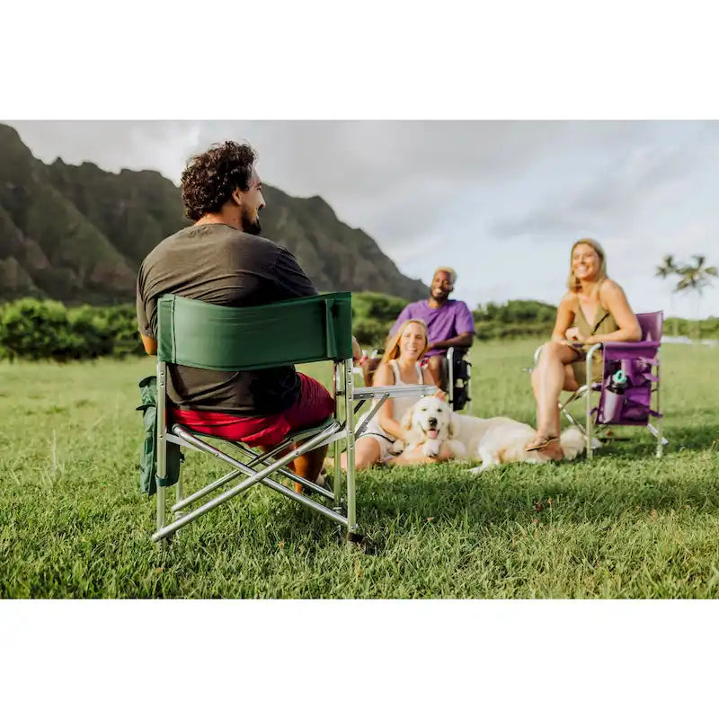 Sedia sportiva portatile Picnic Time verde cacciatore